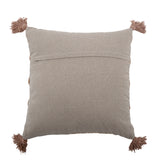 Binette Cushion, Brown, Cotton