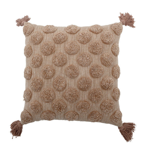 Binette Cushion, Brown, Cotton